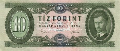 1969. 10Ft (9x) egymásutáni sorszámmal T:I,II+