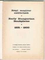 1970 Régi magyar ex librisek 1521-1900 leíró katalógus. Budapest OSZK. 46p