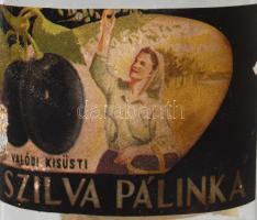 Budapesti Szesz- Élesztő- és Likőrgyár üveg, m: 16 cm