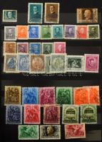 Magyar alapgyűjtemény a krajcárosoktól + kevés külföldi bélyeg 8 lapos Philux A4 berakóban