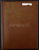 Magyar blokk / kisív tétel másodpéldányokkal 12 lapos A4 berakóban