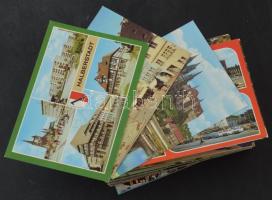 200 db MODERN megíratlan külföldi város képeslap / 200 modern unused foreign town postcards