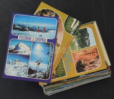 200 db MODERN megíratlan külföldi város képeslap / 200 modern unused foreign town postcards