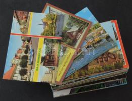 200 db MODERN megíratlan külföldi város képeslap / 200 modern unused foreign town postcards