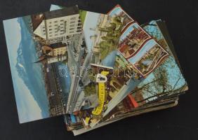 200 db MODERN megíratlan külföldi város képeslap / 200 modern unused foreign town postcards