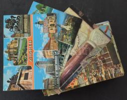200 db MODERN megíratlan jó minőségű külföldi város képeslap / 200 modern unused foreign town postcards