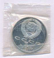Szovjetunió 1989. 1R Cu-Ni "Taras Shevchenko" lezárt fóliacsomagolásban T:PP Soviet Union 1989. 1 Rouble Cu-Ni "Taras Shevchenko" in sealed foil pack C:PP Krause Y#235