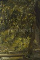 Umarov Madzsiddin: Tájkép. Olaj, vászon, jelzett 60x80 cm