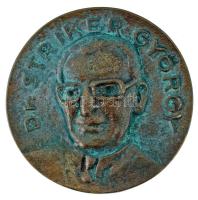 1994. "Dr. Striker György / Méréstechnikai és Automatizálási Tudományos Egyesület" bronz emlékérem (60mm) T:XF patina