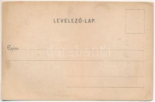 Nagyszalonta, Salonta; vasúti indóház, vasútállomás. Fábián L. Dezső kiadása / railway station (r)