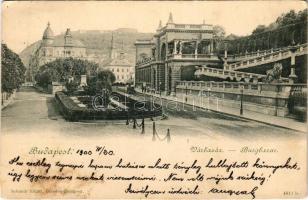 1900 Budapest I. Várbazár. Schmidt Edgar kiadása (apró szakadás / tiny tear)
