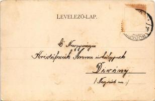 1900 Budapest I. Várbazár. Schmidt Edgar kiadása (apró szakadás / tiny tear)