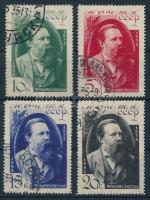 1935 40 éve halt meg Friedrich Engels sor Mi 523-526 (Mi EUR 50.-)