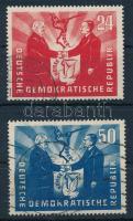 1951 Német-lengyel barátság sor Mi 284-285 (Mi EUR 65.-)