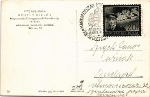 1943 Horthy Miklós 75 éves, bevonulás: Budapest, Komárom, Kolozsvár, Szabadka / 75th birthday of reg...