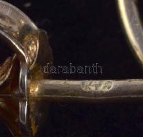 Ezüst (Ag) fülbevaló pár, jelzett, nettó 2,2g