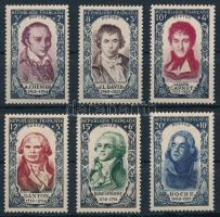 1950 A francia forradalom alakjai sor Mi 885-890