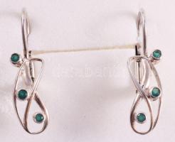 Bartha Mariann ötvösművész ezüst (Ag) nyaklánc és fülbevaló szett, jelzett, bruttó 5,4g