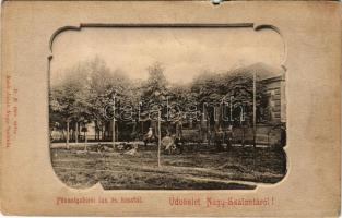 Nagyszalonta, Salonta; Főszolgabírói lak és hivatal. Reich Jakab kiadása / judge's office and house (r)