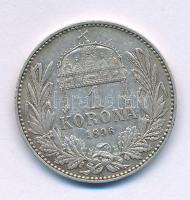 1896KB 1K Ag "Ferenc József" T:VF  Adamo K5