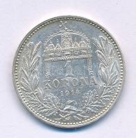 1914KB 1K Ag "Ferenc József" T:AU,XF  Adamo K5.1