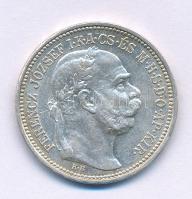 1914KB 1K Ag "Ferenc József" T:AU,XF 
Adamo K5.1