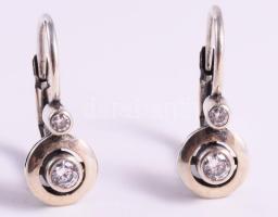 Bartha Mariann ötvösművész ezüst (Ag) gyűrű (méret: 60), medál és fülbevaló szett, jelzett, mesterje...