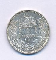 1915KB 1K Ag "Ferenc József" T:AU,XF Adamo K5.1