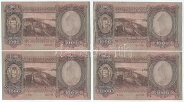 1943. 1000P (4x) sorszámkövetők "F 093 062755 - F 093 062758" T:F
Adamo P21