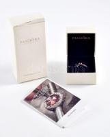 Pandora ezüst (Ag) gyűrű, kővel, jelzett, m: 59, számlával, törlőkendővel, ajándéktáskával, bruttó 2...