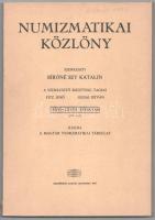 Numizmatikai Közlöny LXXVI-LXXVII. évfolyam, 1977-1978. Budapest, Magyar Numizmatikai Társulat.