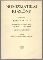 Numizmatikai Közlöny LXXVIII-LXXIX. évfolyam, 1979-1980. Budapest, Magyar Numizmatikai Társulat.