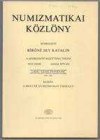 Numizmatikai Közlöny LXXX-LXXXI. évfolyam, 1981-1982. Budapest, Magyar Numizmatikai Társulat.