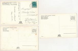 Kalotaszeg, Tara Calatei; 3 db RÉGI népviselet képeslap / 3 pre-1945 folklore postcards