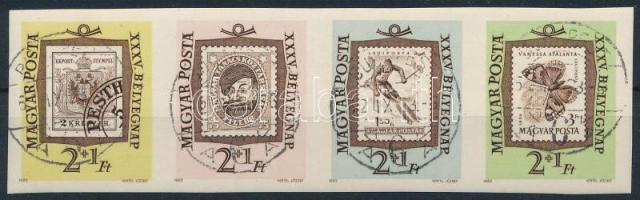 1962 Bélyegnap vágott csík