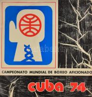 I campeonato mundial de boxeo aficionado. Cuba 74. Vinyl, Kuba, 1974, VG.