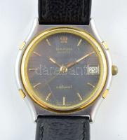 Marvin női karóra, kvarc, szíjjal, karcokkal, d: 3 cm