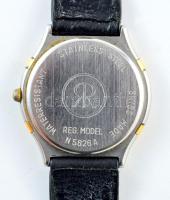 Marvin női karóra, kvarc, szíjjal, karcokkal, d: 3 cm