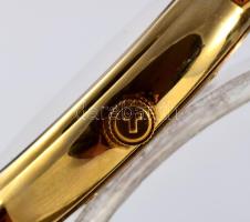 Tissot Automatic arany (Au) tokos karóra, 14K, bőr szíjjal, automata, működik, hibátlan, jelzett, dí...