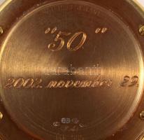 Tissot Automatic arany (Au) tokos karóra, 14K, bőr szíjjal, automata, működik, hibátlan, jelzett, dí...