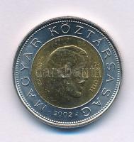 2002. 100Ft "Kossuth" kötőjel hiányzik az évszámok közül T. AU apró patina Adamo FOEM 1