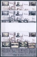 2022/07 Fellner Jakab 4 darabos emlékív garnitúra (30.000)