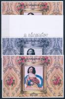 2022/10 Déryné Széppataki Róza 4 darabos emlékív garnitúra (30.000)