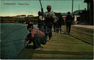 Constanta, Constantza, Konstanca; Pescari Turci. Editura A. I. Teposu &amp; Stefan Naparu / Turkish fishermen (EK)