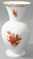 Herendi Apponyi rose mintás váza. Kézzel festett, jelzett, hibátlan m: 20 cm