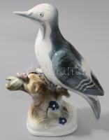 Zsolnay madár. Kézzel festett, jelzett, hibátlan , m: 18 cm