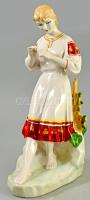 3 db nagy méretű Lomonoszov szovjet porcelán figura. Jelzett, hibátlan 28-32 cm