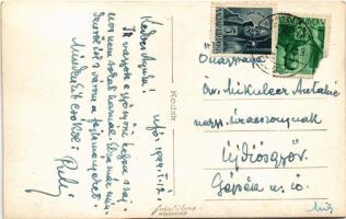 1944 Marosfő, Izvoru Muresului; kilátás a Balánbányai-havasokra / Muntii Balan / mountains, road. ph...