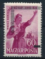 1952 MABÉOSZ bélyeg eltolódott felülnyomással (20.000)