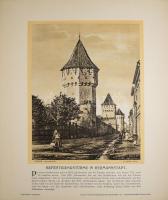 cca 1910 Sigerius, Emil: Siebenbürgisch-sächsische Burgen und Kirchenkastelle, 39 tábla szász-erdély...
